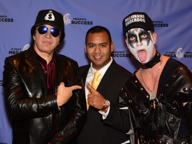 Aulundrew with Gene Simmons